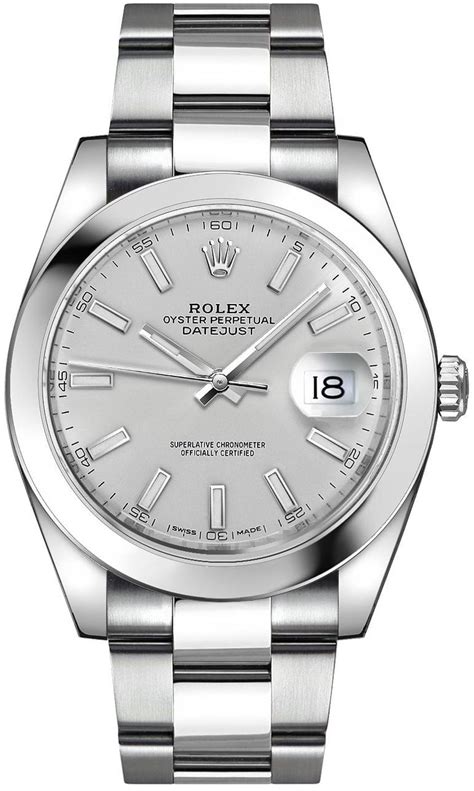 silver rolex watch mens|rolex silver watch price.